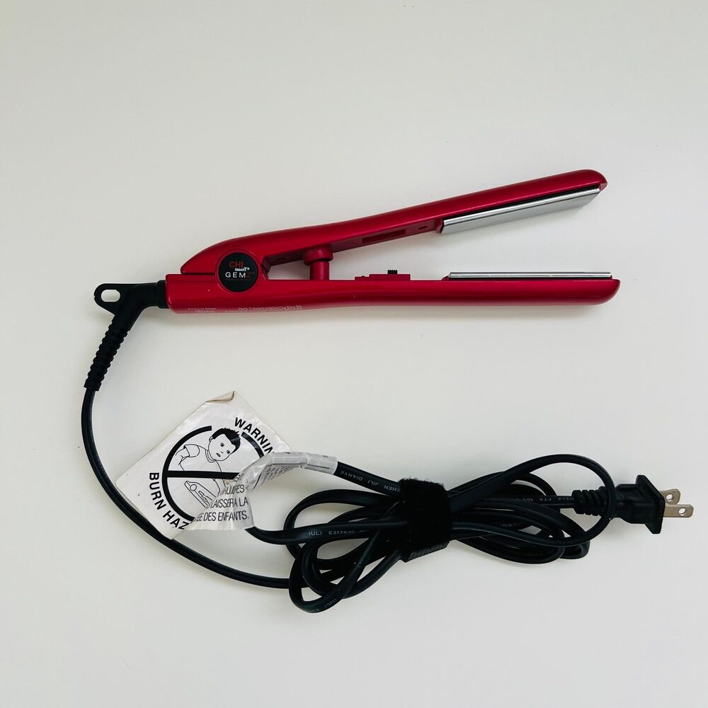CHI Smart Gemz Volumizing Titanium Compact Mini Travel Size 1" Flat Iron